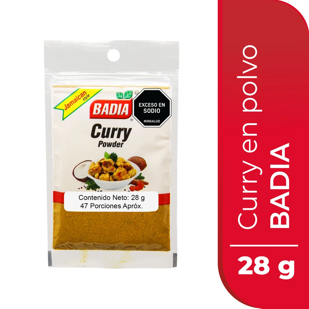 CURRY BADIA X 28 GR