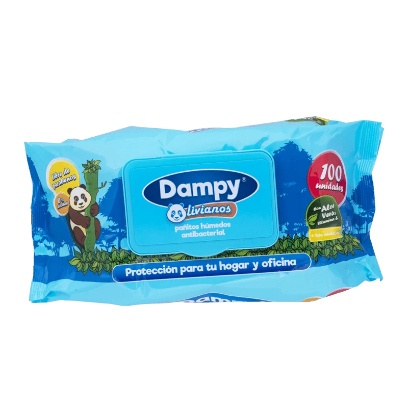 PAÑITOS DAMPY LIVIANOS 100