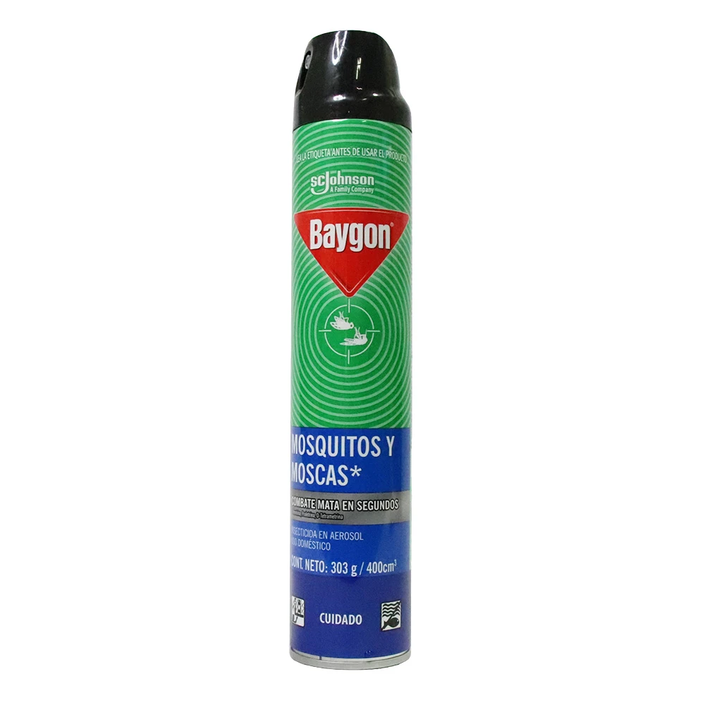 BAYGON AEROSOL VOLADORES X 400 CC