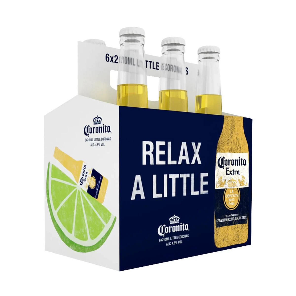 CERVEZA CORONITA BOTELLA X 6 UNDS (SIXPACK)