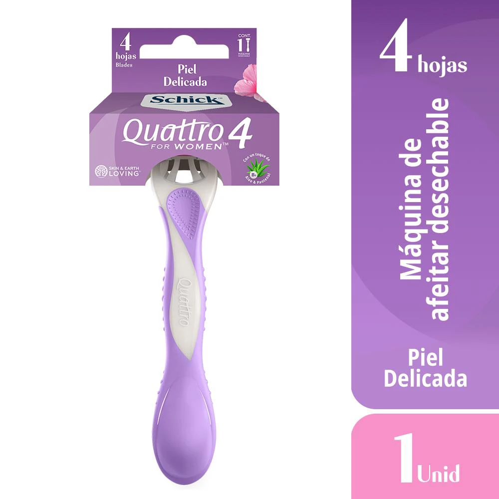 MAQUINA SCHICK 4 WOMEN+3 REP