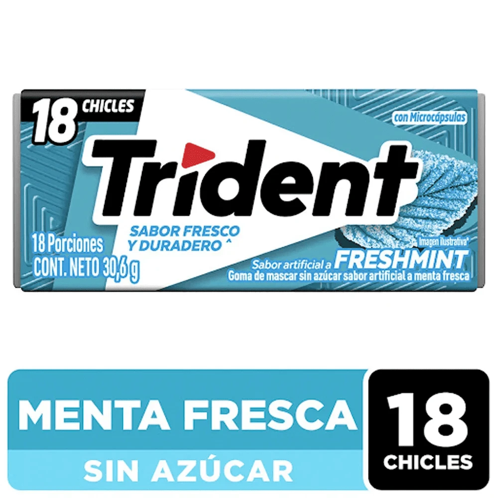 TRIDENT VUP FRESHMINT 18