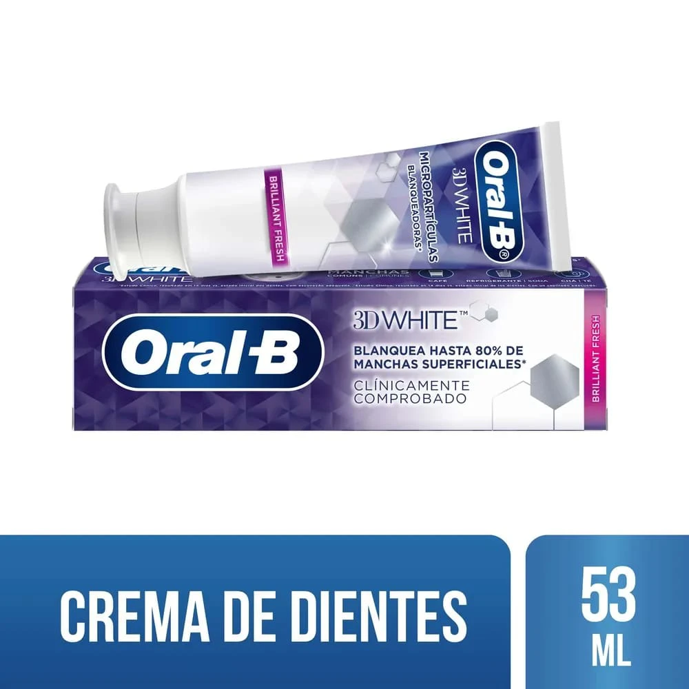 CREMA DENTAL ORAL B 3D WHITE 70 G X 70 GR