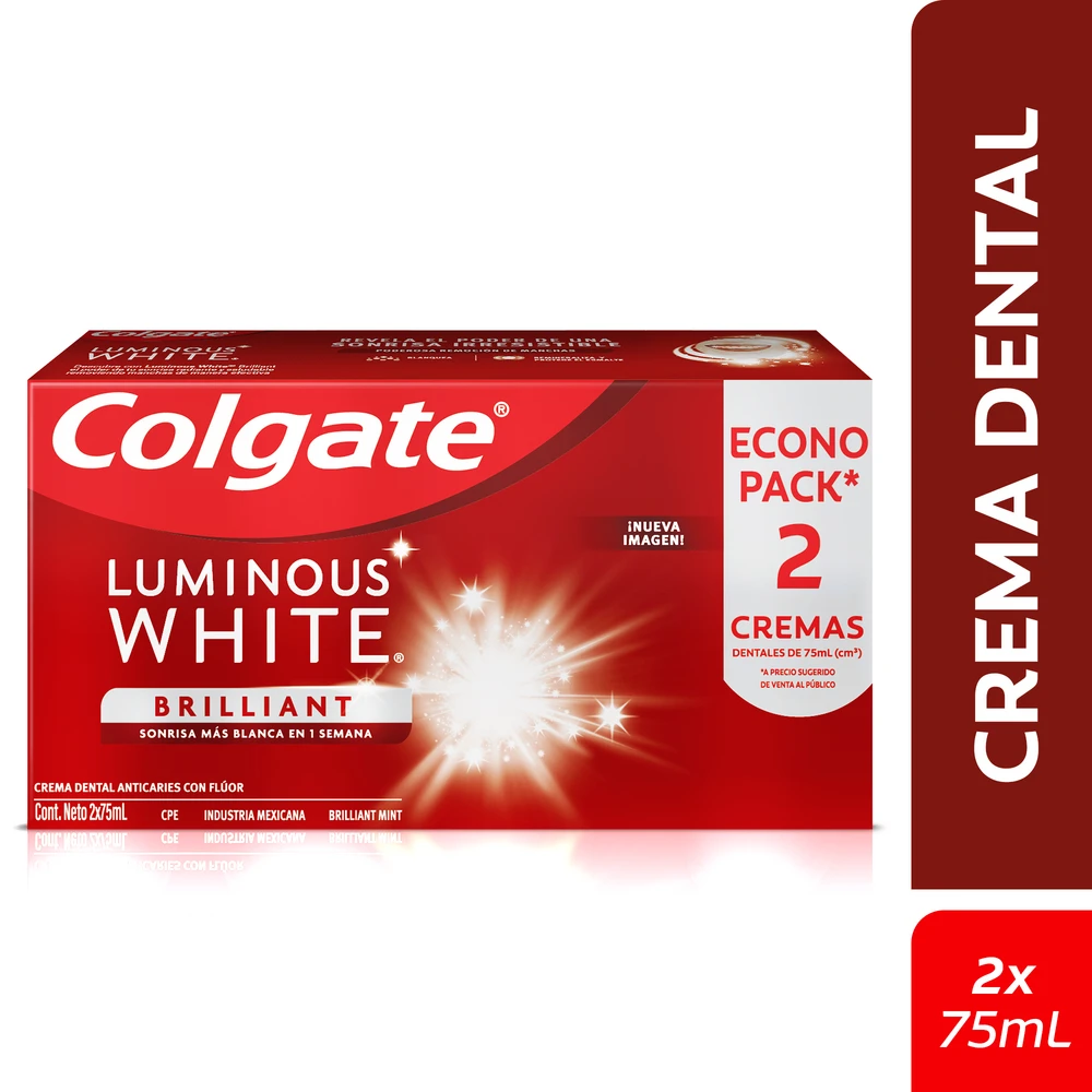 CREMA DENTAL COLGATE LUMI WHI 75 2