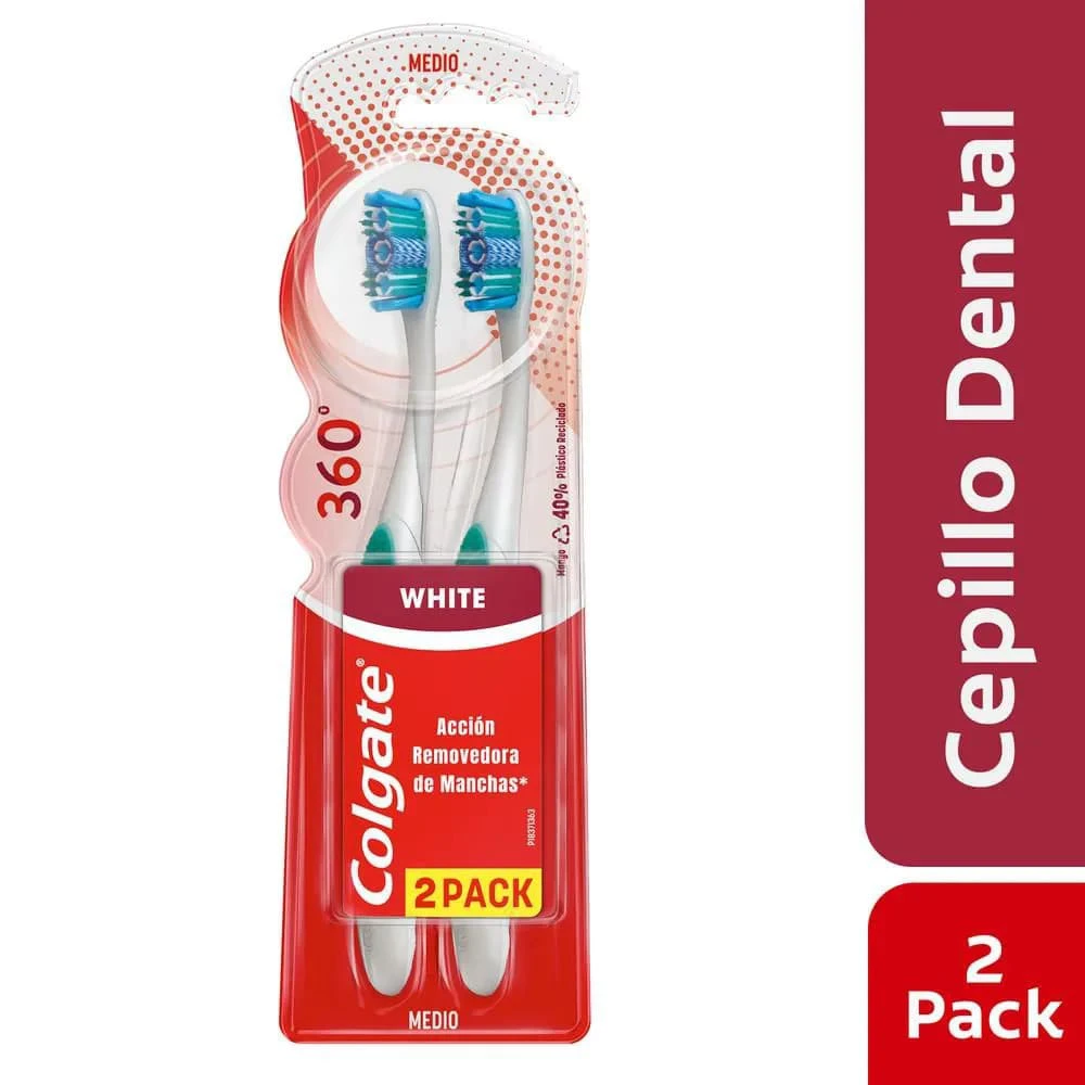 CEPILLO COLGATE 360 2 UND X 2 UNDS
