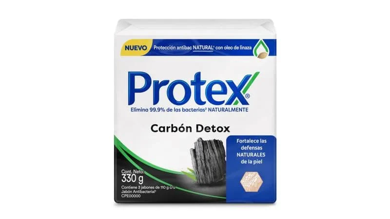 JABON BAÑO PROTEX CARBON DETOX X 110 GR X 3 UNDS