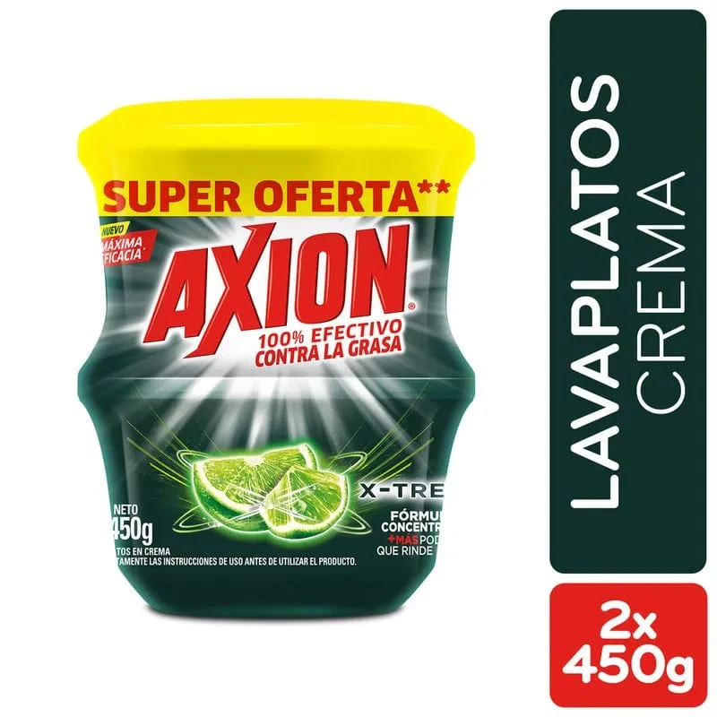 LAVAPLATOS AXION X-REME 2 X 450 GR