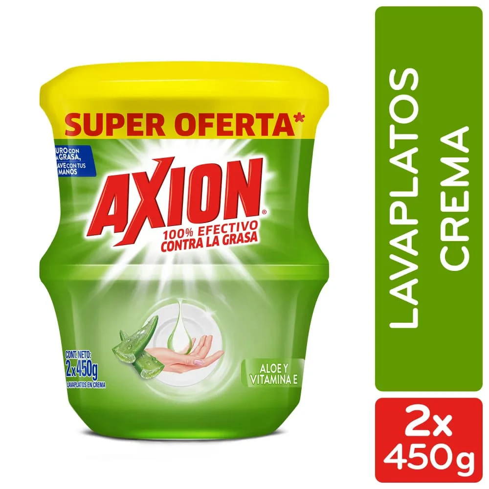 LAVA PLATOS AXION ALOE X 425 GR X 2 UNDS