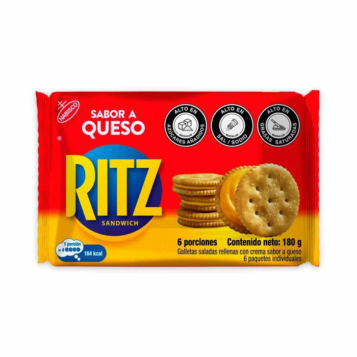 GALLETA RITZ DE QUESO X 180 GR