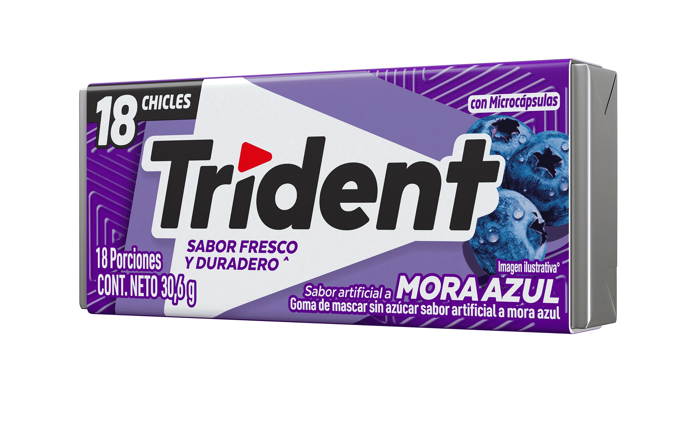 TRIDENT VALUPACK MOR AZUL 18S