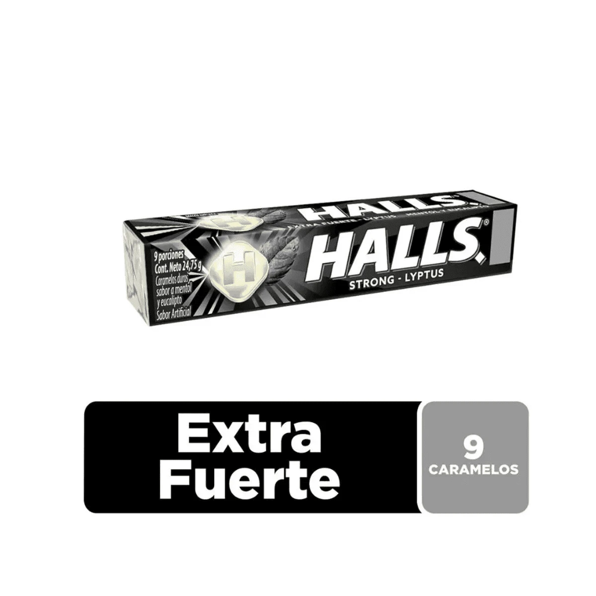HALLS BARRA NEGRO