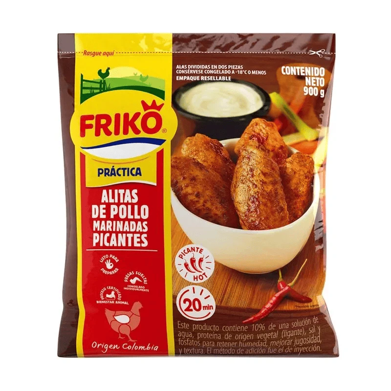 ALITAS FRIKO PICANTE X 900 GR