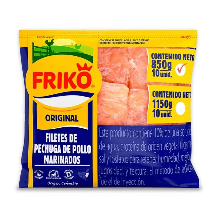 FILETE PECHUGA FRIKO X 850 GR