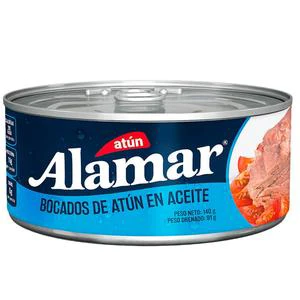 ATUN ALAMAR DELITUN ACEITE X 140 GR