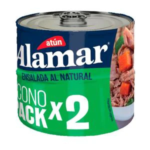 ATUN ALAMAR ENSALADA NATURAL 2 X 160 GR