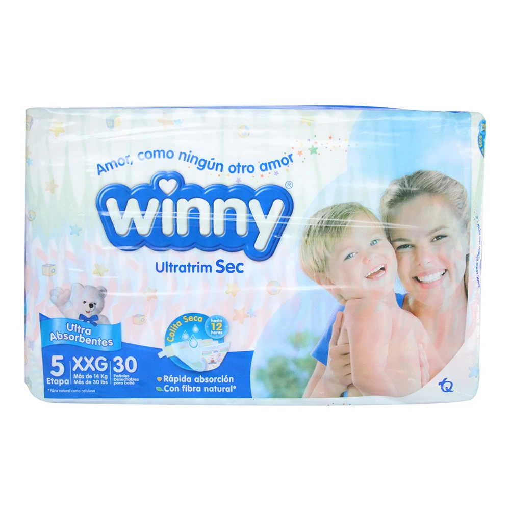 PAÑAL WINNY EXTRA GDE ET 5 X 30 UNDS