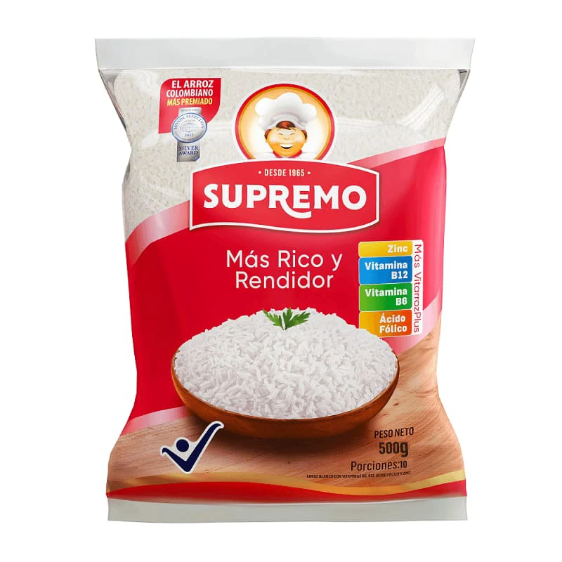 ARROZ SUPREMO X 500 GR