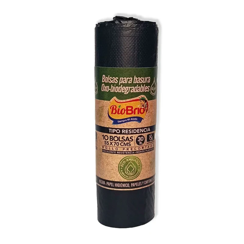 BOLSA DE BASURA BIOBRIO NEG 55 70 10