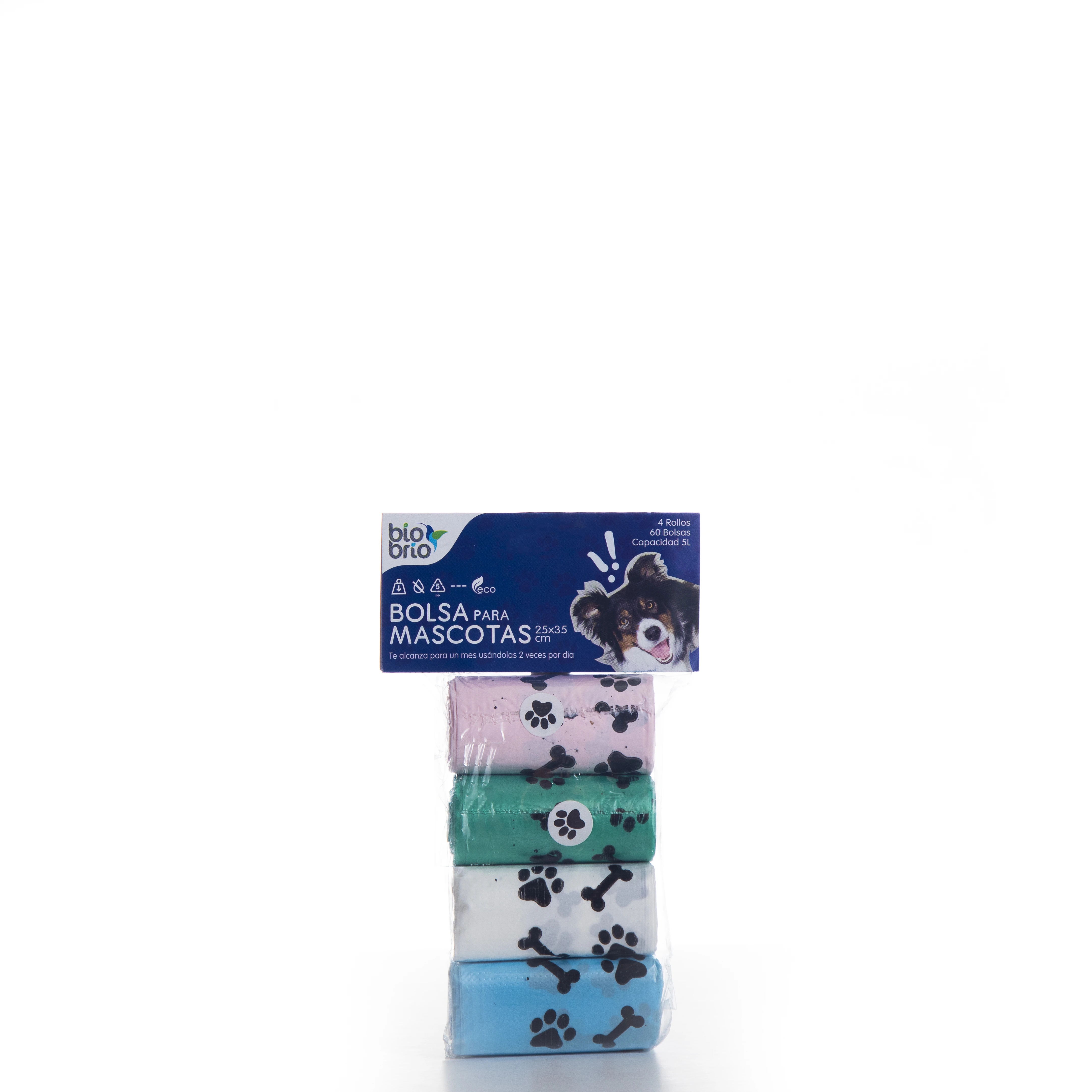BOLSA MASCOTA BRIO 4R X 15 UNDS