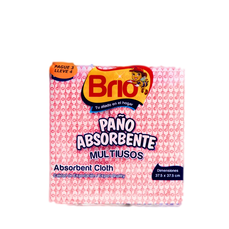 PAÑO ABSORBENTE BRIO PAGUE 2 LLV 3 X 2 LT