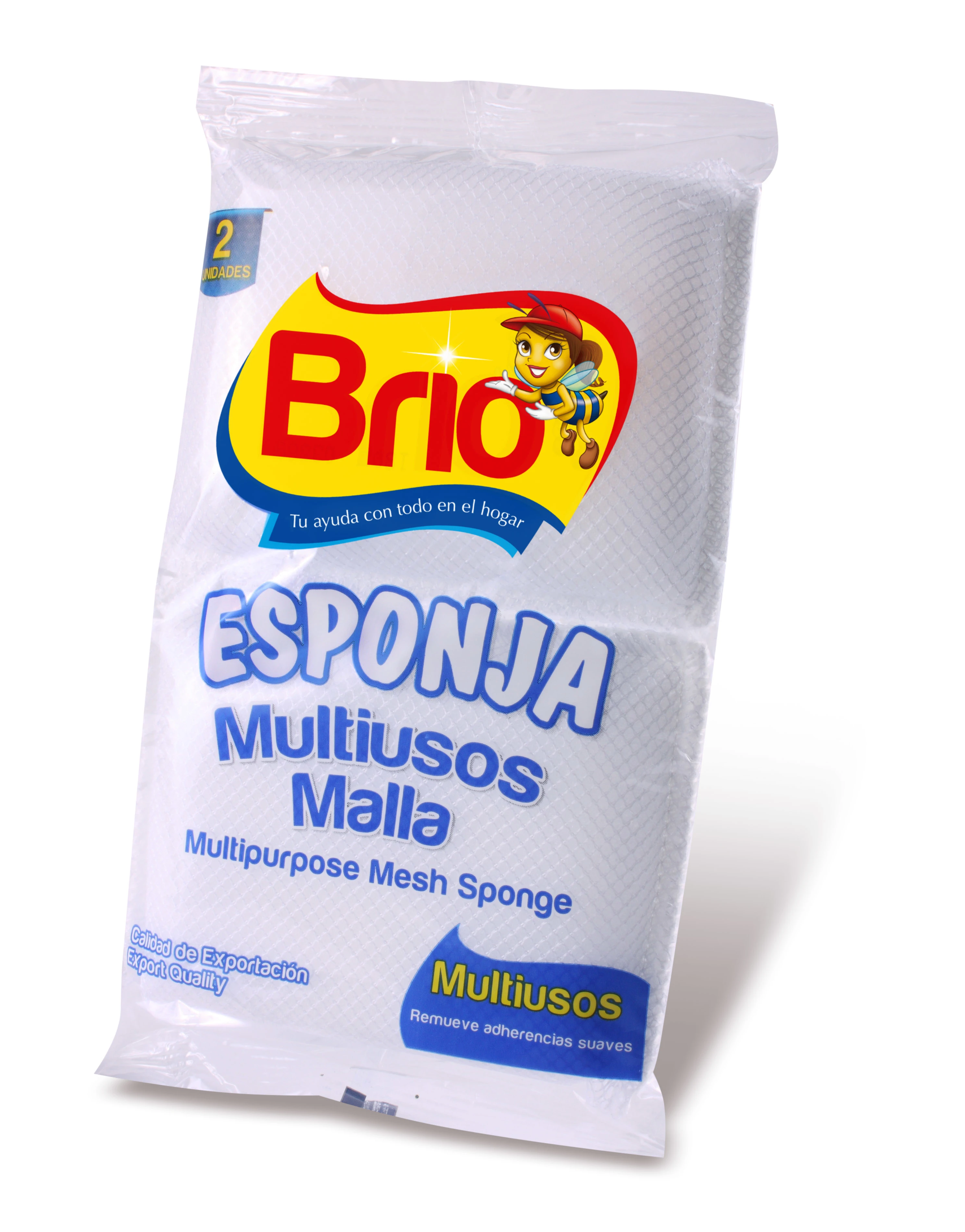 ESPONJA MALLA BRIO X 2 UNDS