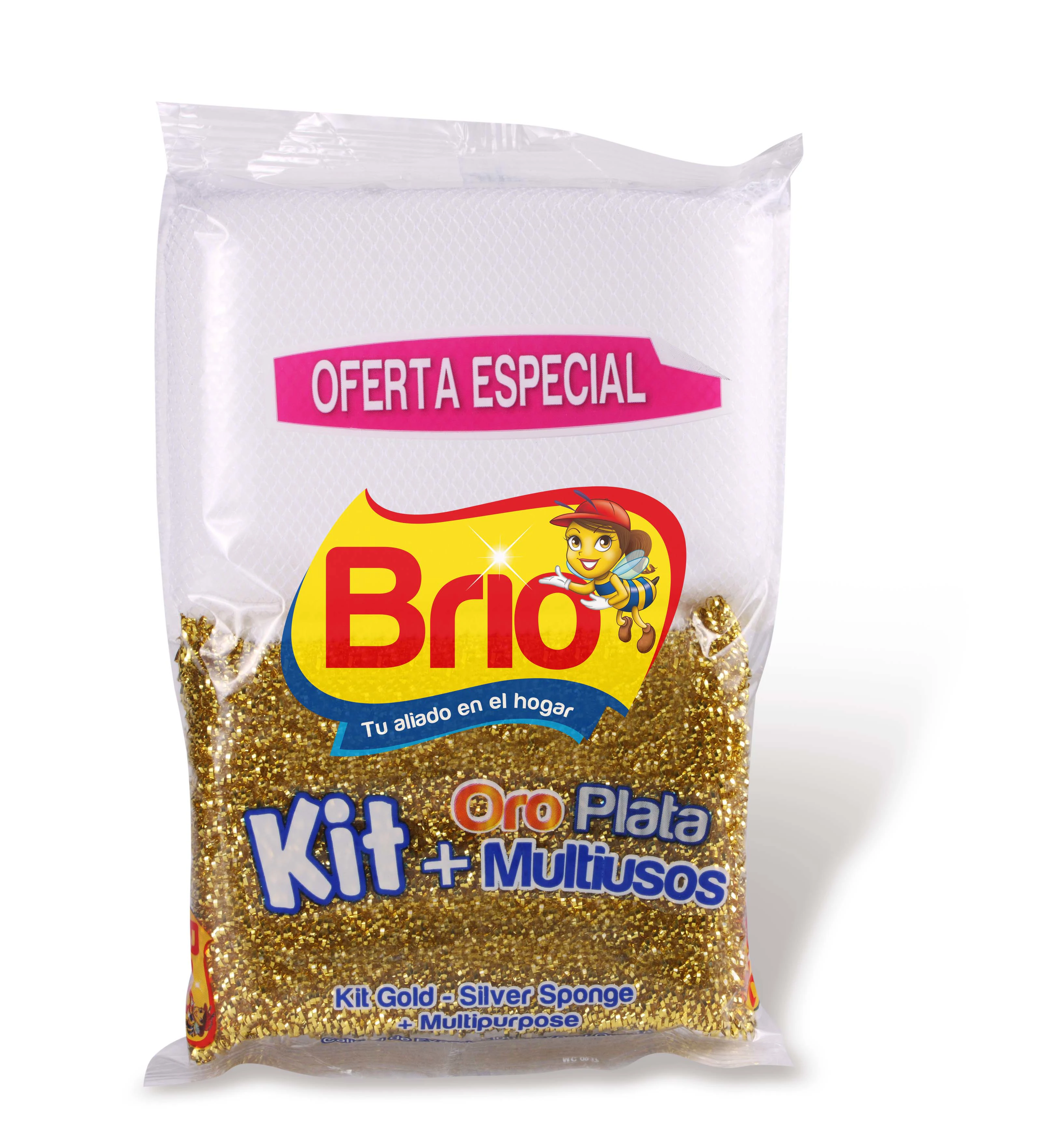 ESPONJAS BRIO KIT ORO + MULTIUSO