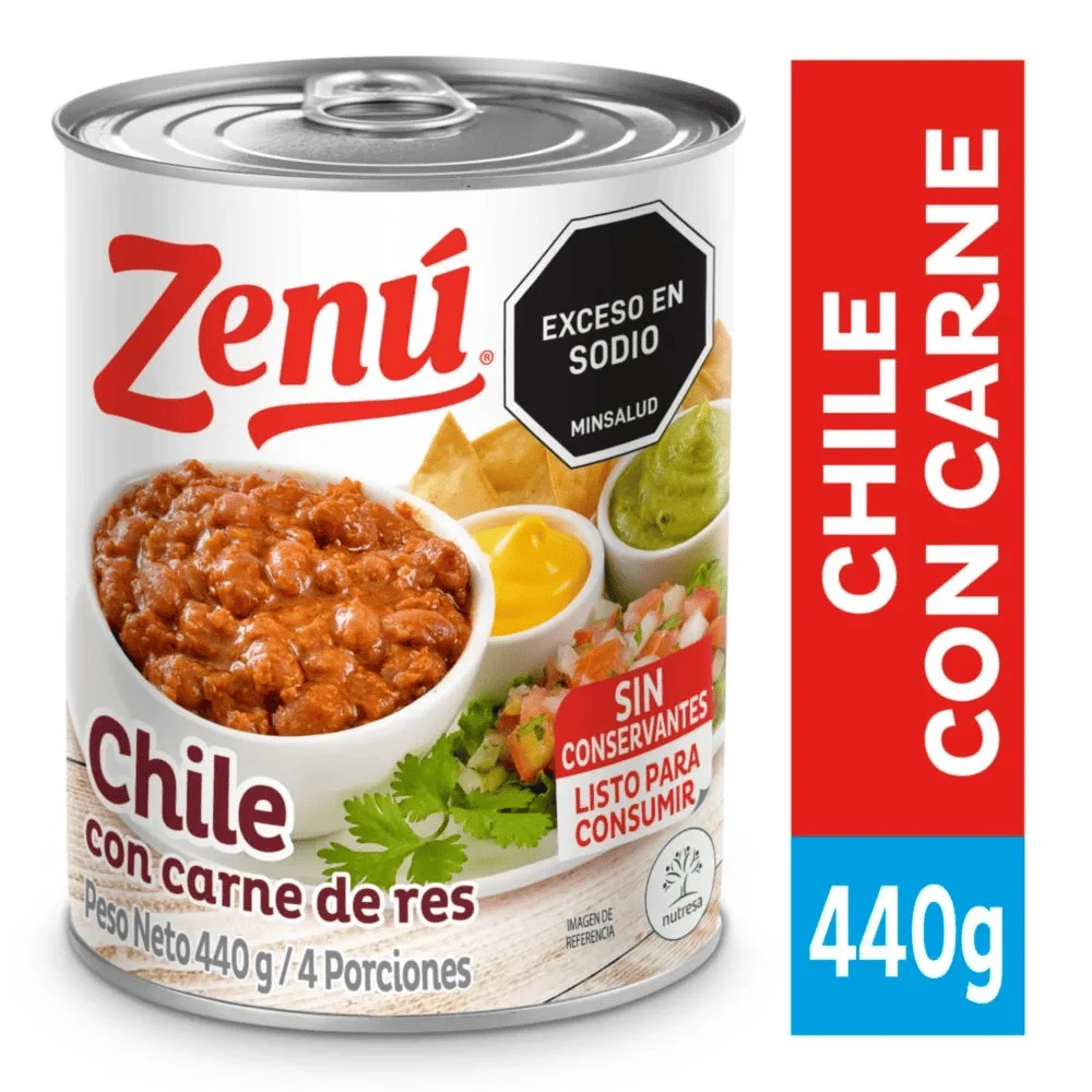 CHILE ZENU CARNE ZENU X 440 GR