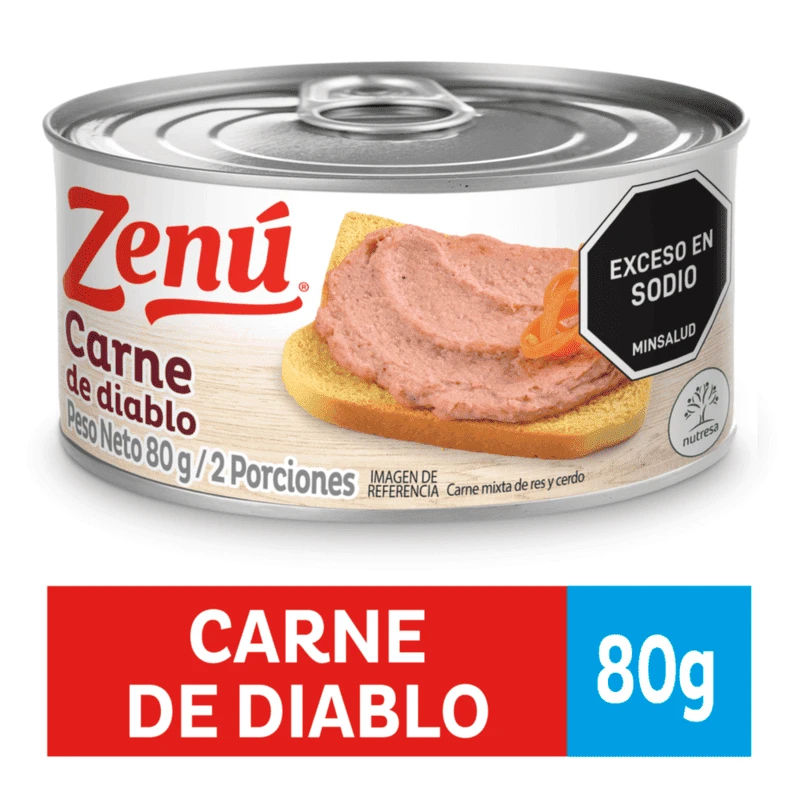 ZENU CARNE DE DIABLO X 80 GR