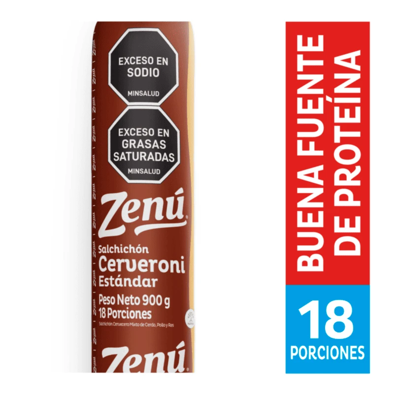 SALCHICHON ZENU CERVERONI X 900 GR
