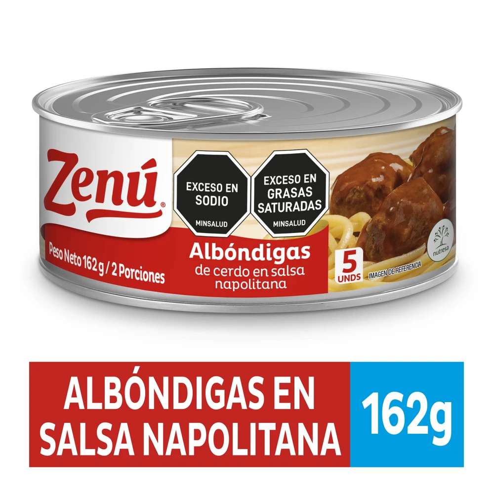 ALBONDIGAS ZENU EN SALSA X 162 GR
