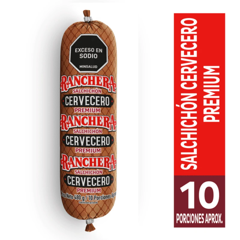 SALCHICHON ZENU CERVECERO X 500 GR