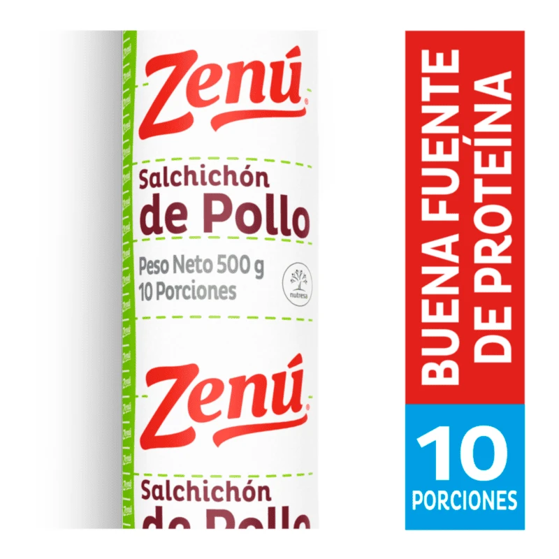 SALCHICHON ZENU BROST X 500 GR