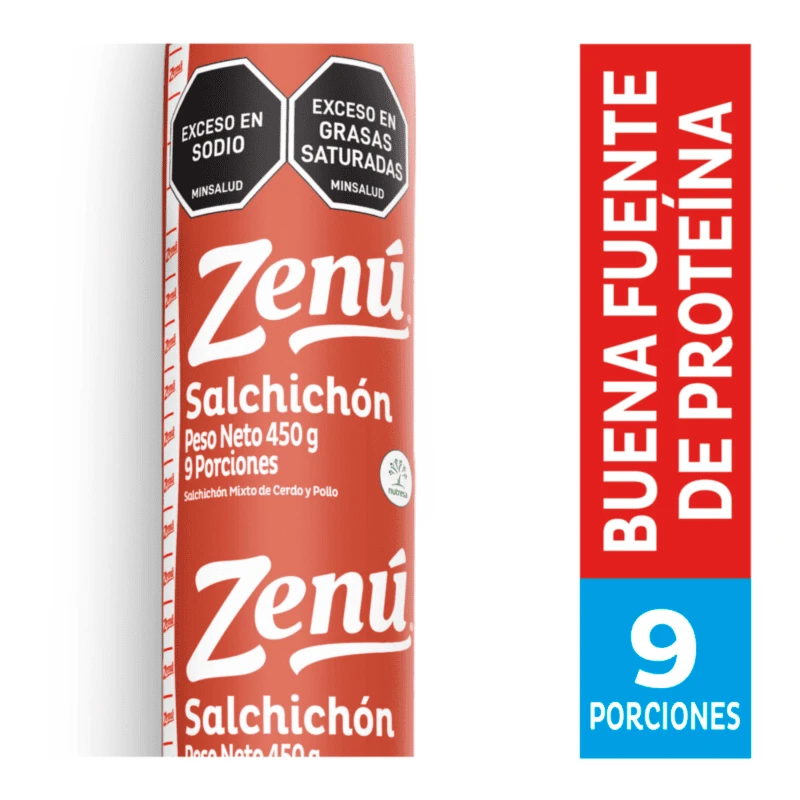 SALCHICHON ZENU TRADICIONAL X 450 GR