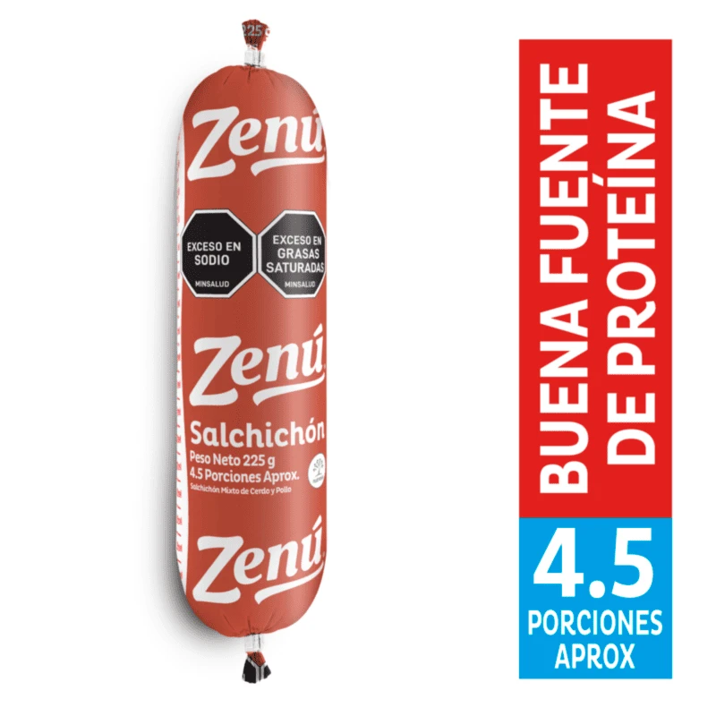 SALCHICHON ZENU TRADICIONAL X 225 GR