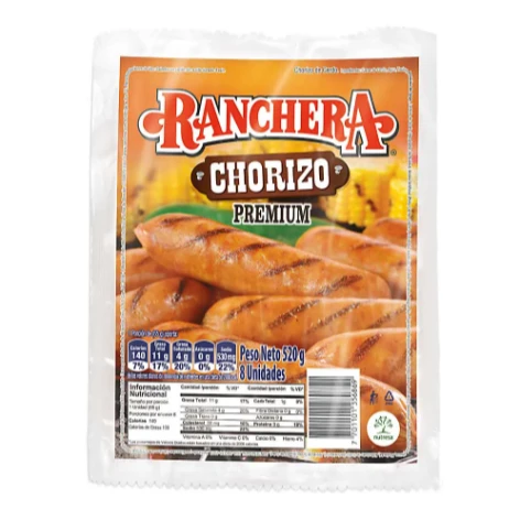 CHORIZO ZENU RANCH PREM X 520 GR