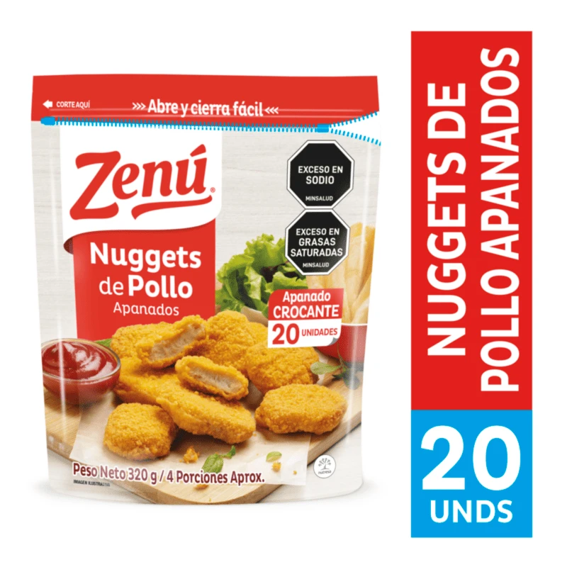 NUGGETS ZENU POLLO X 320 GR