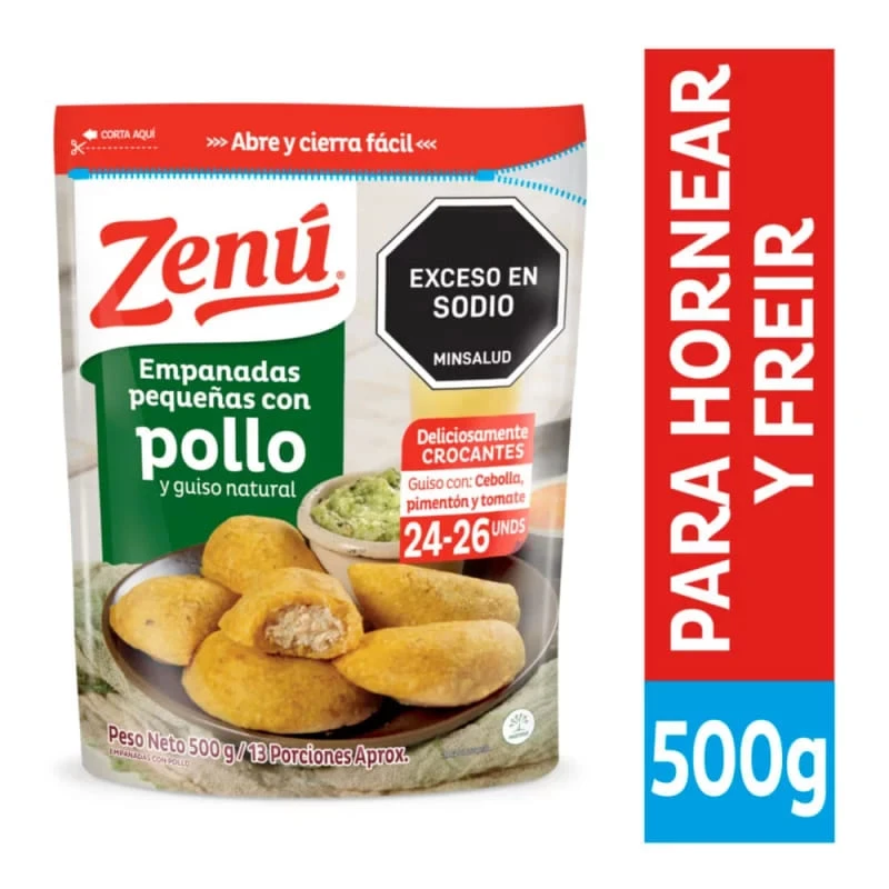 EMPANADAS ZENU POLLO X 600 GR