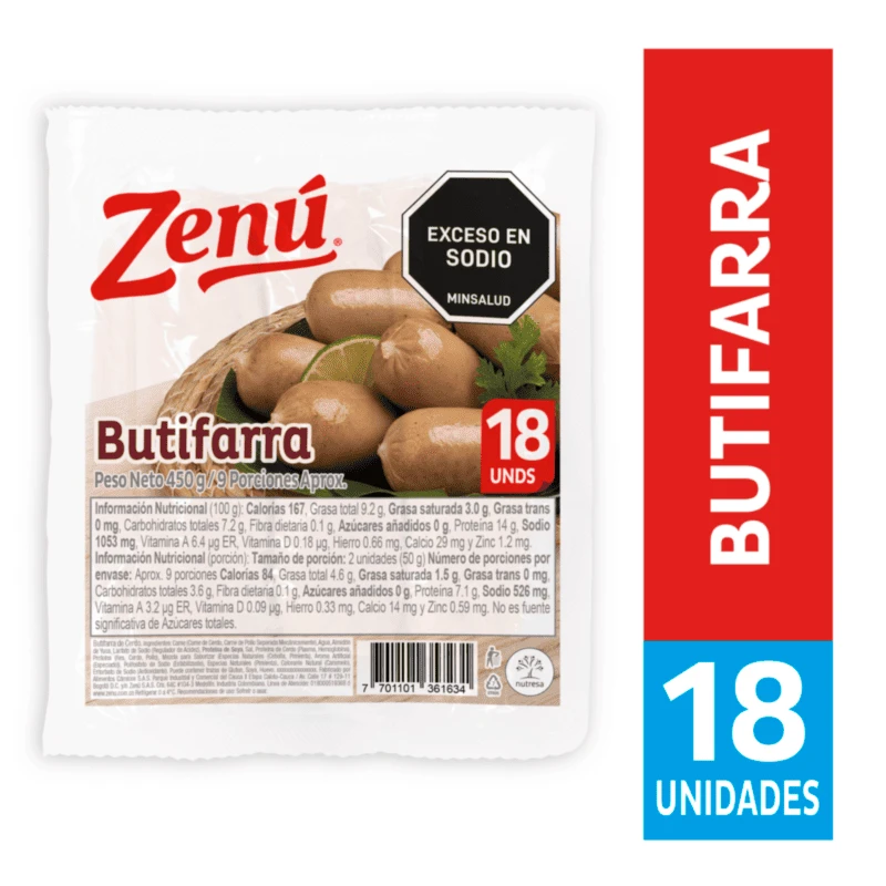 BUTIFARRA ZENU X 450 GR