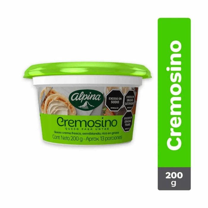 CREMOSINO ALPINA MANTEQ X 200 GR