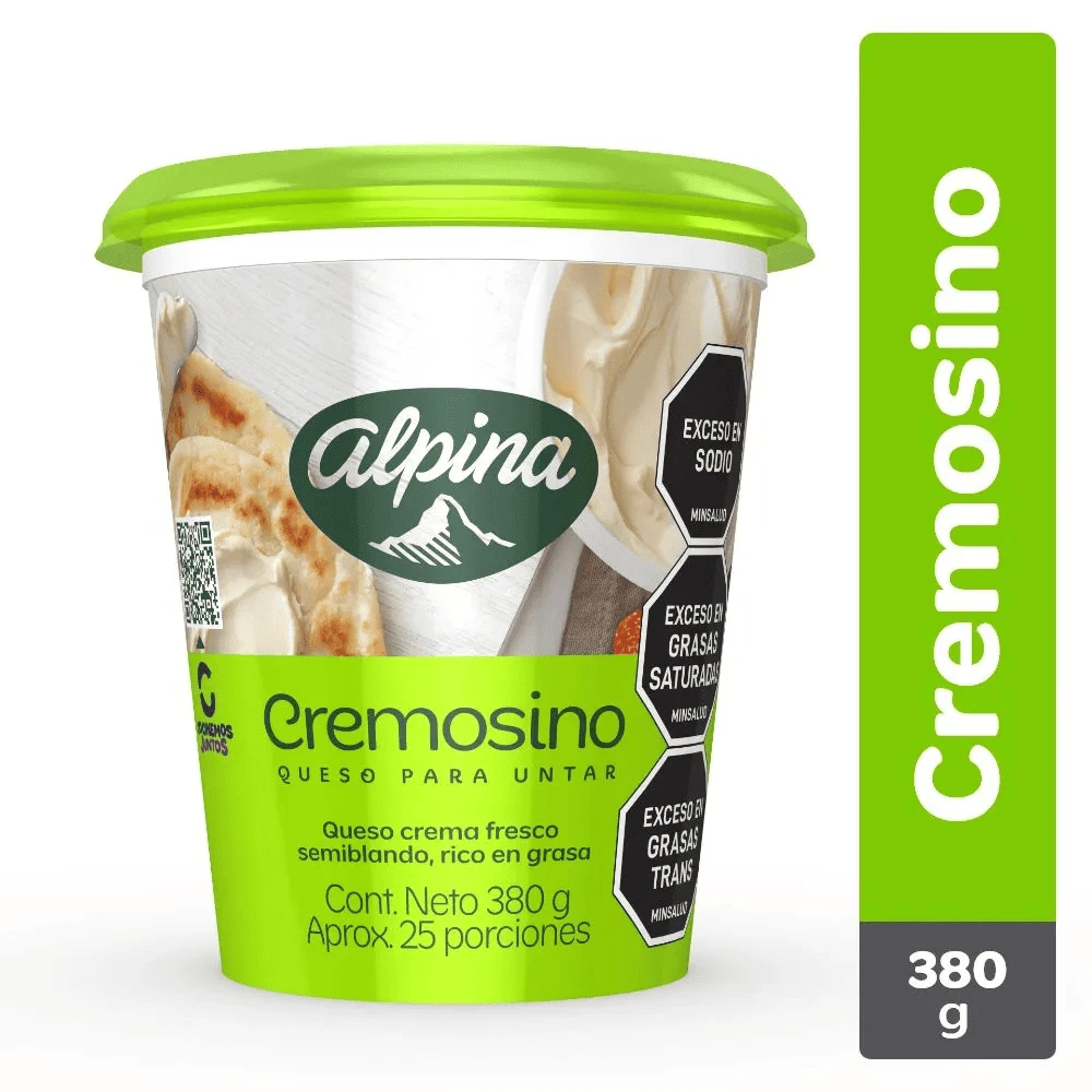 CREMOSINO ALPINA MANTEQ X 380 GR