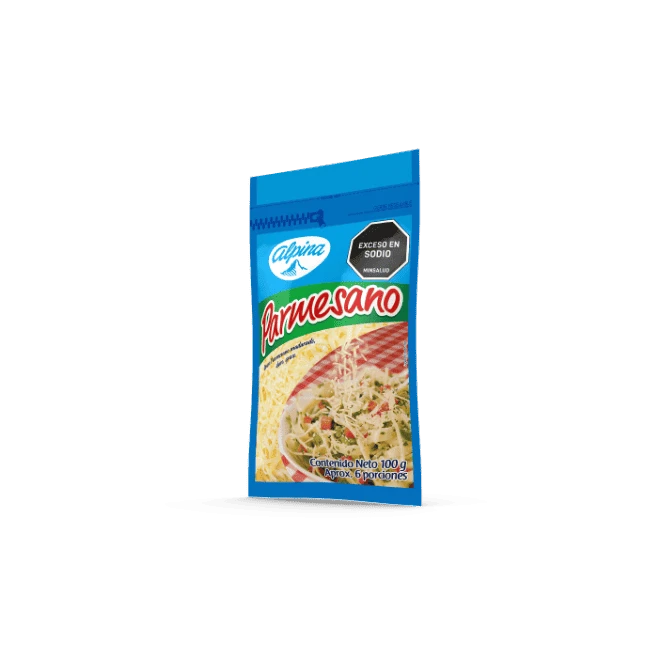 QUESO PARMESANO RALLADO ALPINA X 100 GR