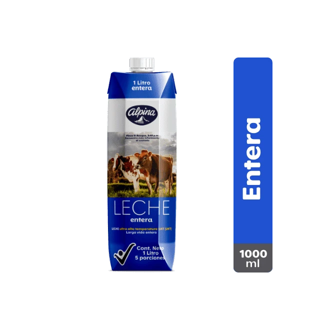 LECHE ALPINA ENTERA TETRA X 1000 ML