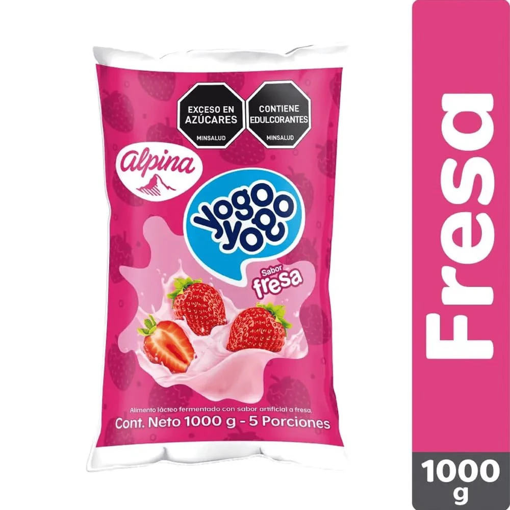 YOGUR ALPINA YOGO FRESA X 1000 GR