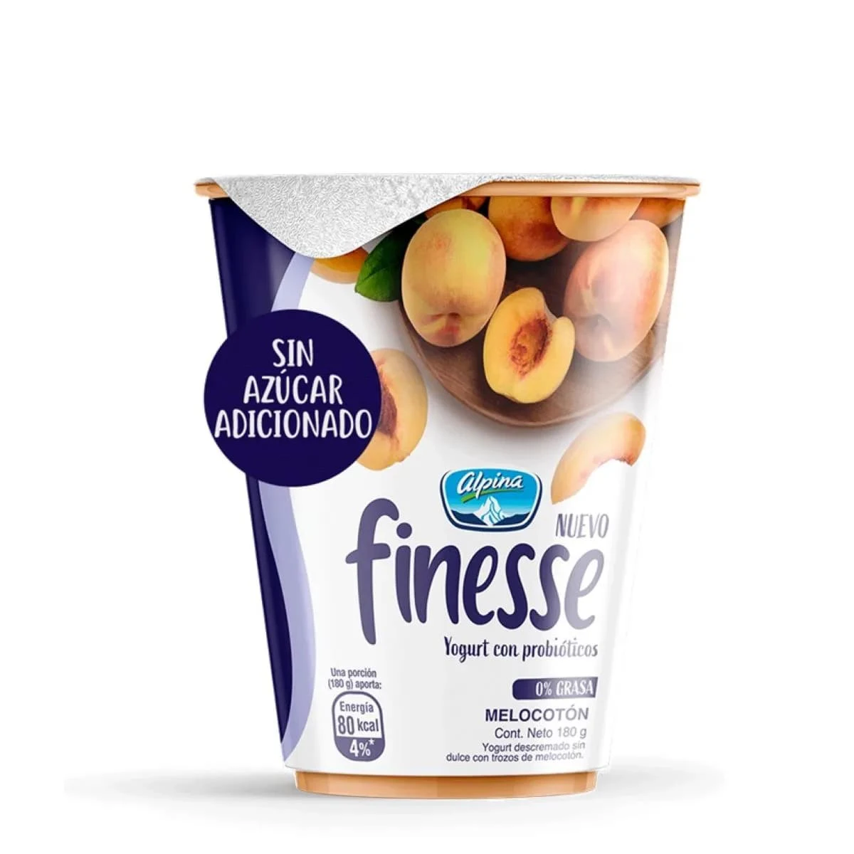 YOGUR ALPINA FINESSE MELOCOTON X 150 GR