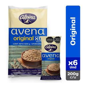 AVENA ALPINA BOLSA X 200 GR X 6 UNDS (SIXPACK)