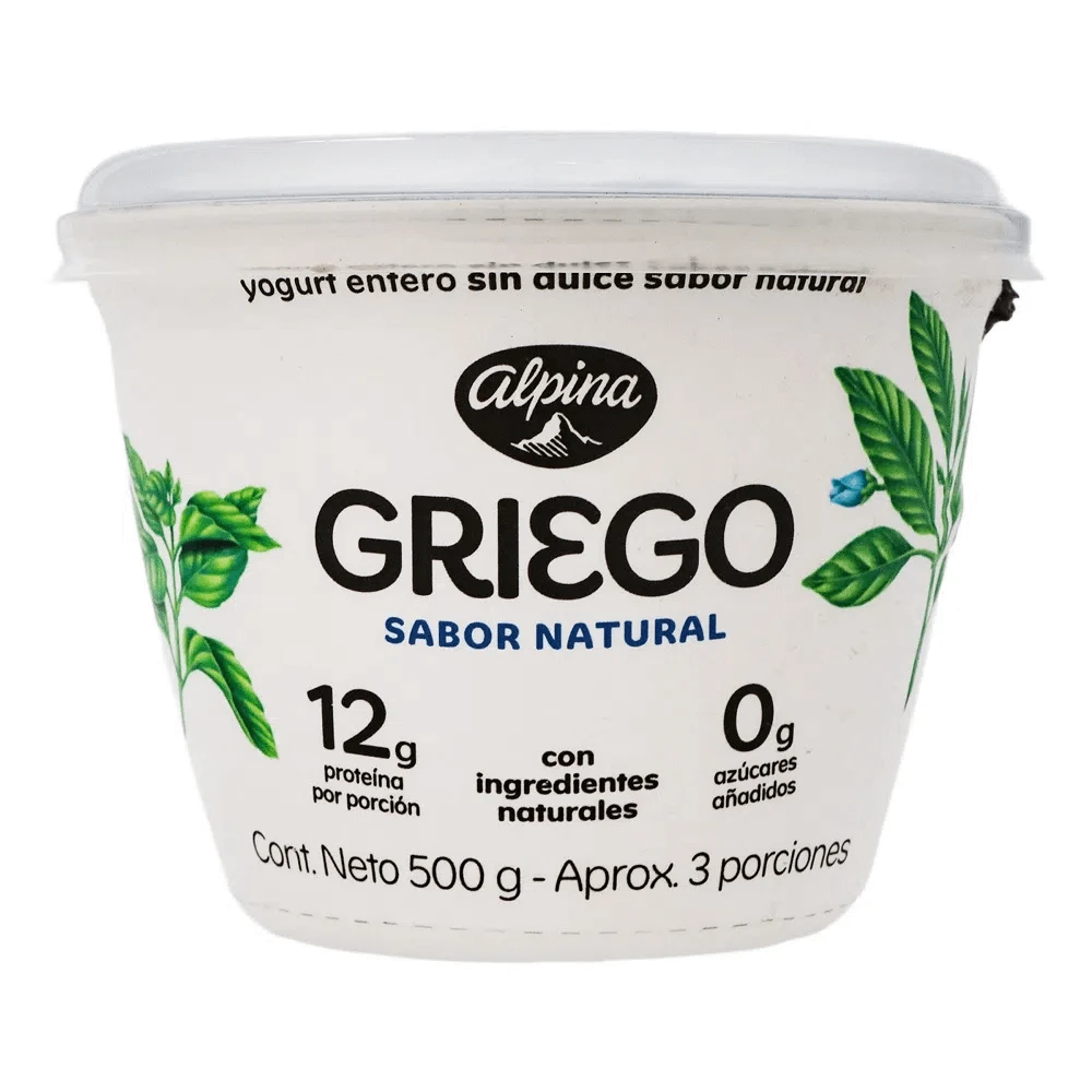 YOGUR ALPINA GRIEGO SABOR NATURAL X 500 GR