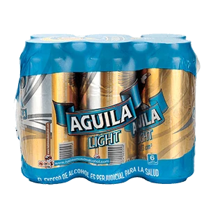 CERVEZA AGUILA LIGHT X 473 ML X 6 UNDS (SIXPACK)