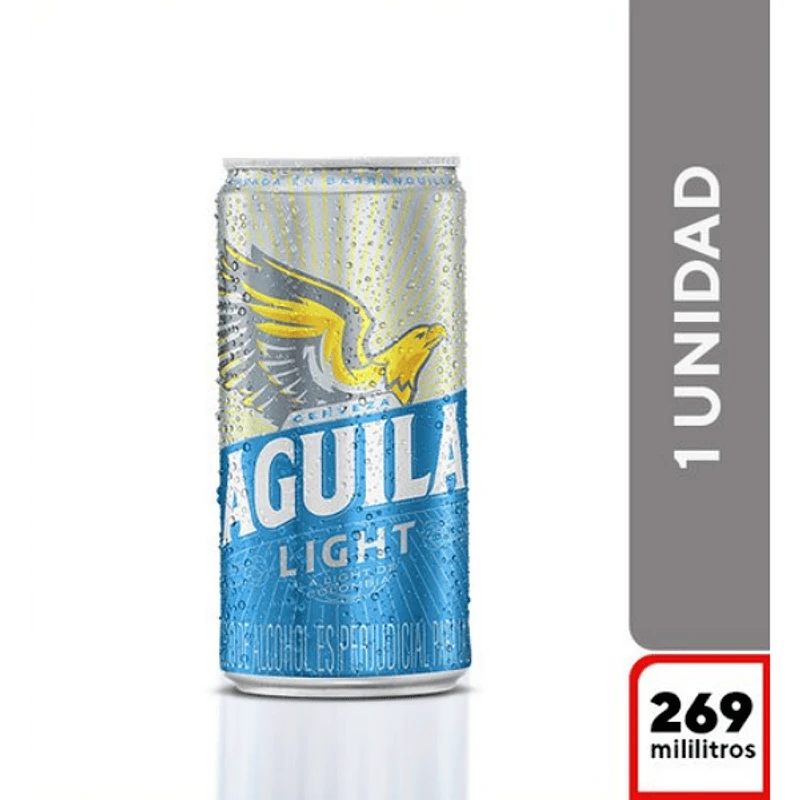 CERVEZA AGUILA LIGHT LATA X 269 ML