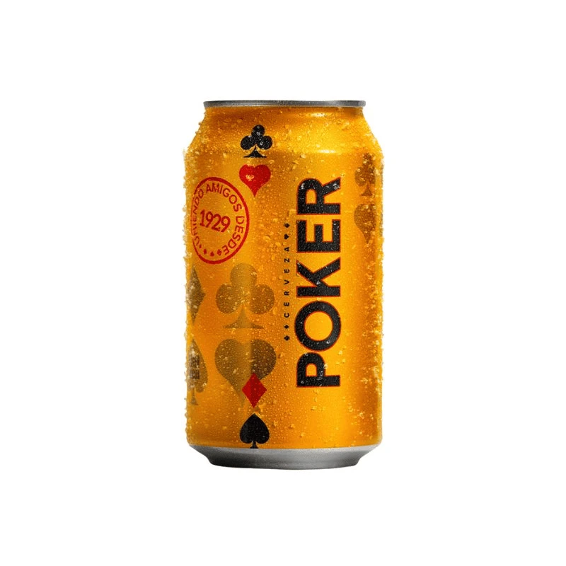 CERVEZA POKER LATA 330 CM