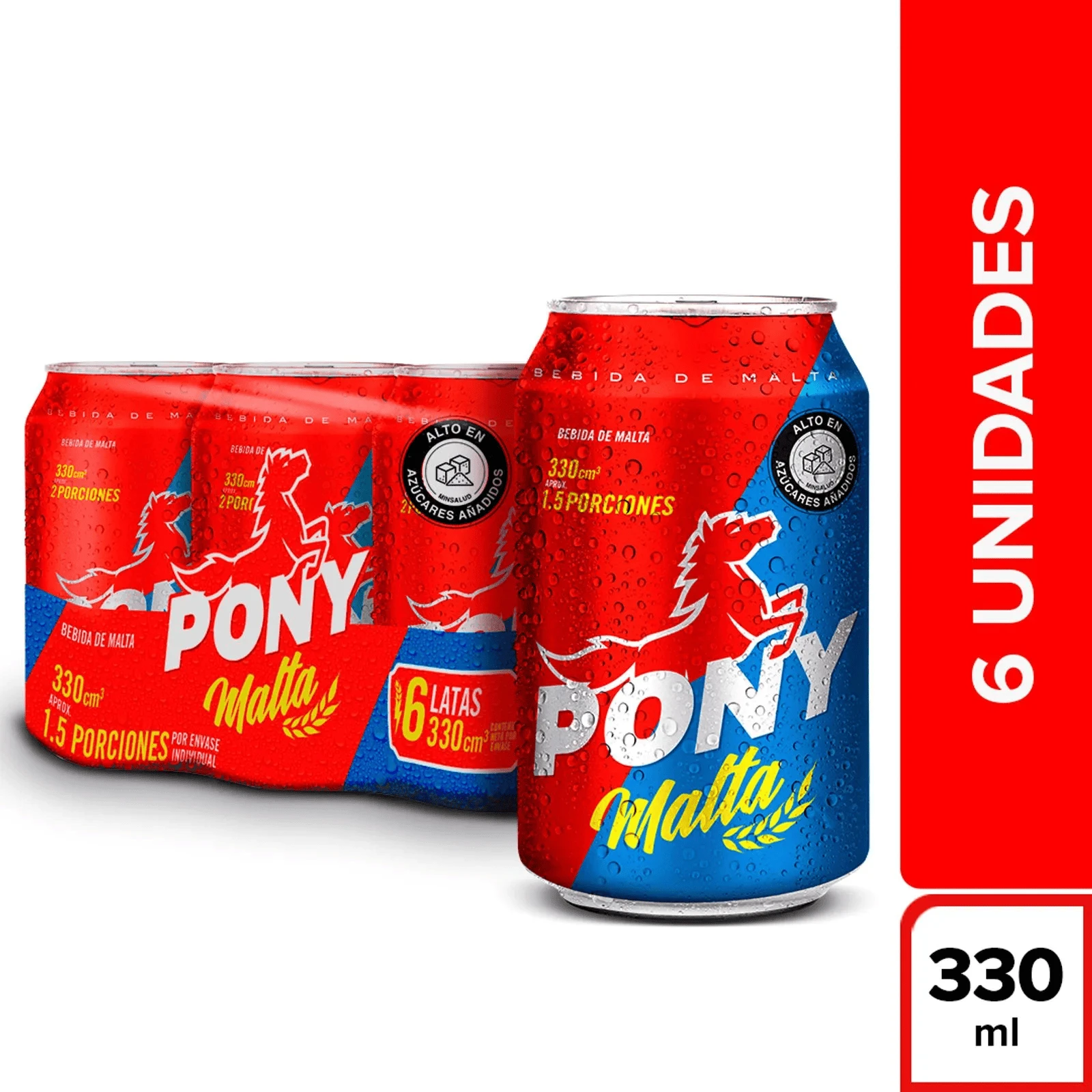 MALTA LATA 330 LATA X 330 LT X 6 UNDS (SIXPACK)
